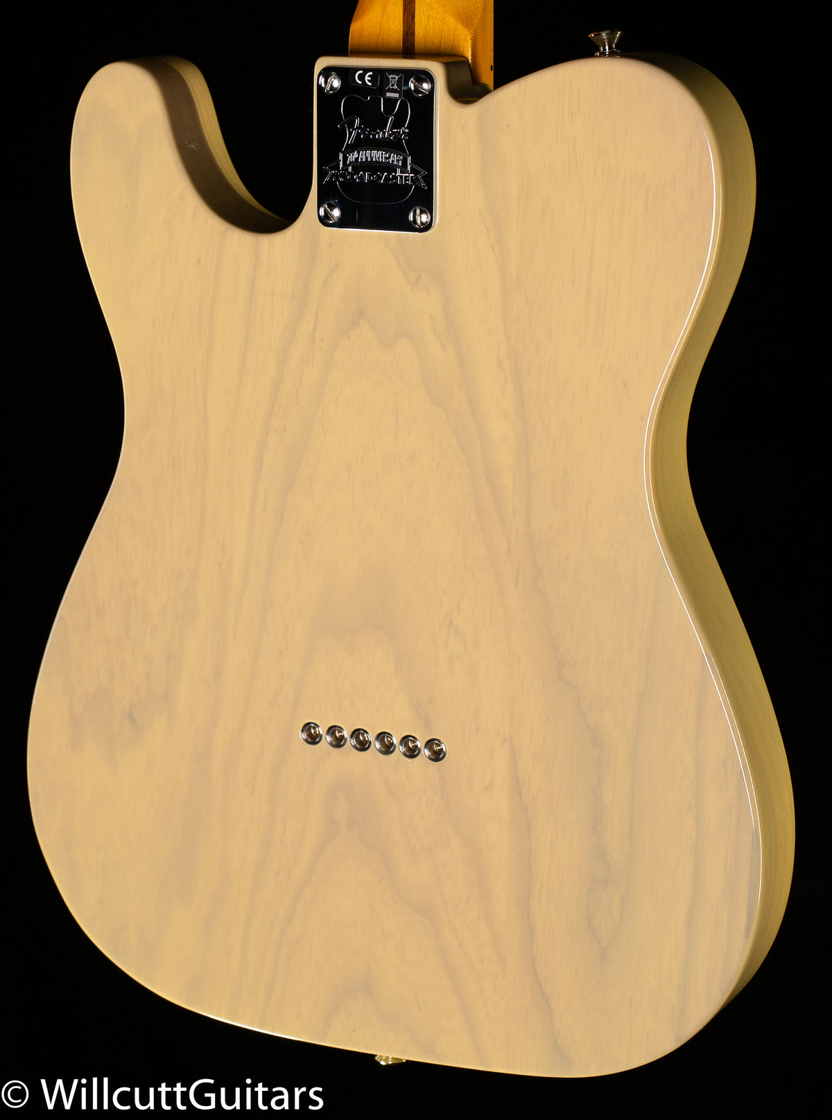 Fender 70th Anniversary Broadcaster Blackguard Blonde Maple Fingerboard