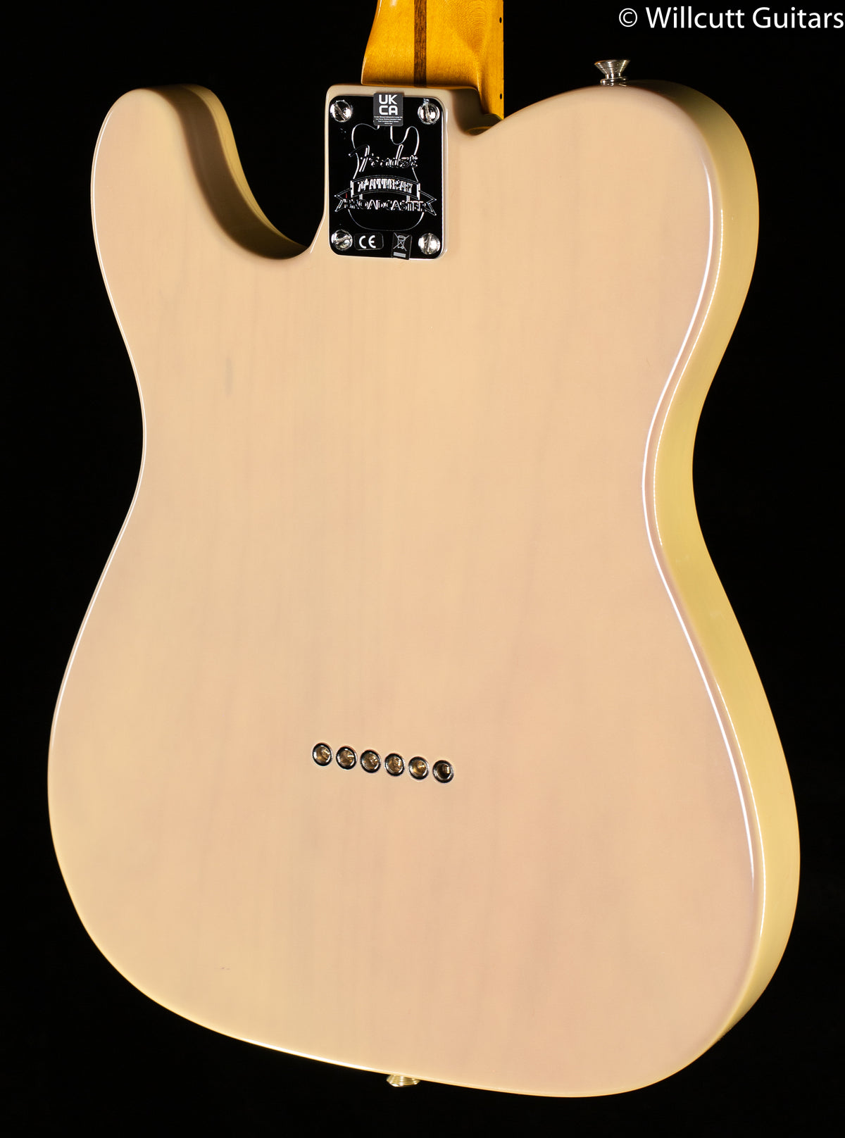Fender 70th Anniversary Broadcaster Blackguard Blonde Maple Fingerboard