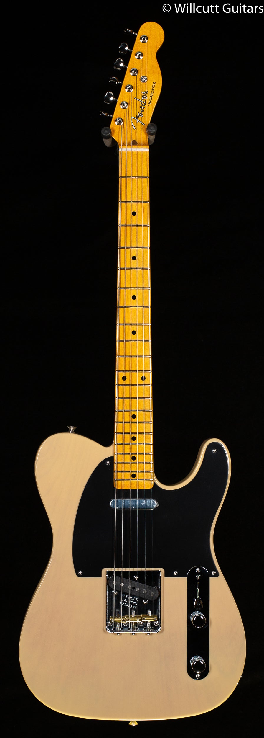 Fender 70th Anniversary Broadcaster Blackguard Blonde Maple Fingerboard