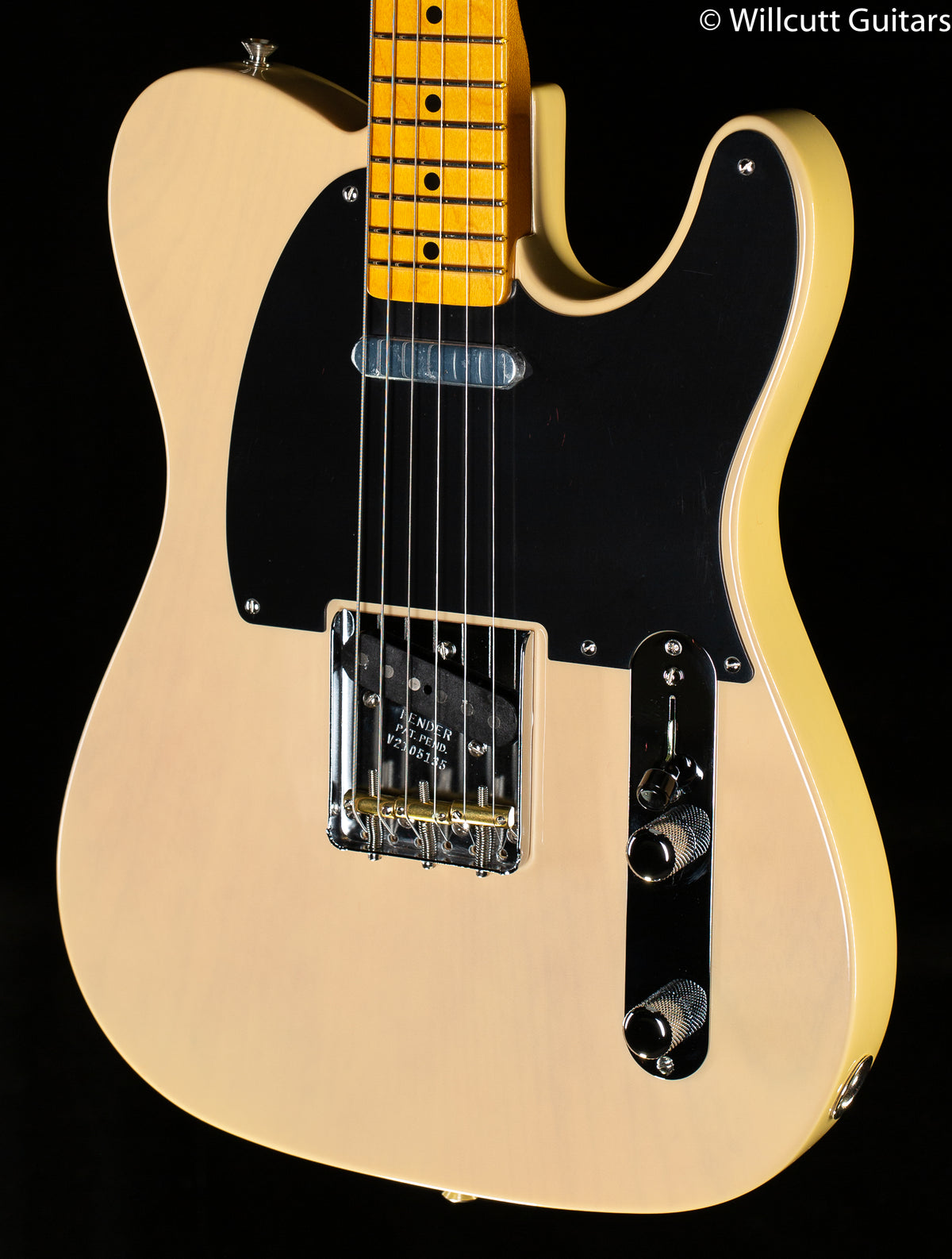 Fender 70th Anniversary Broadcaster Blackguard Blonde Maple Fingerboard