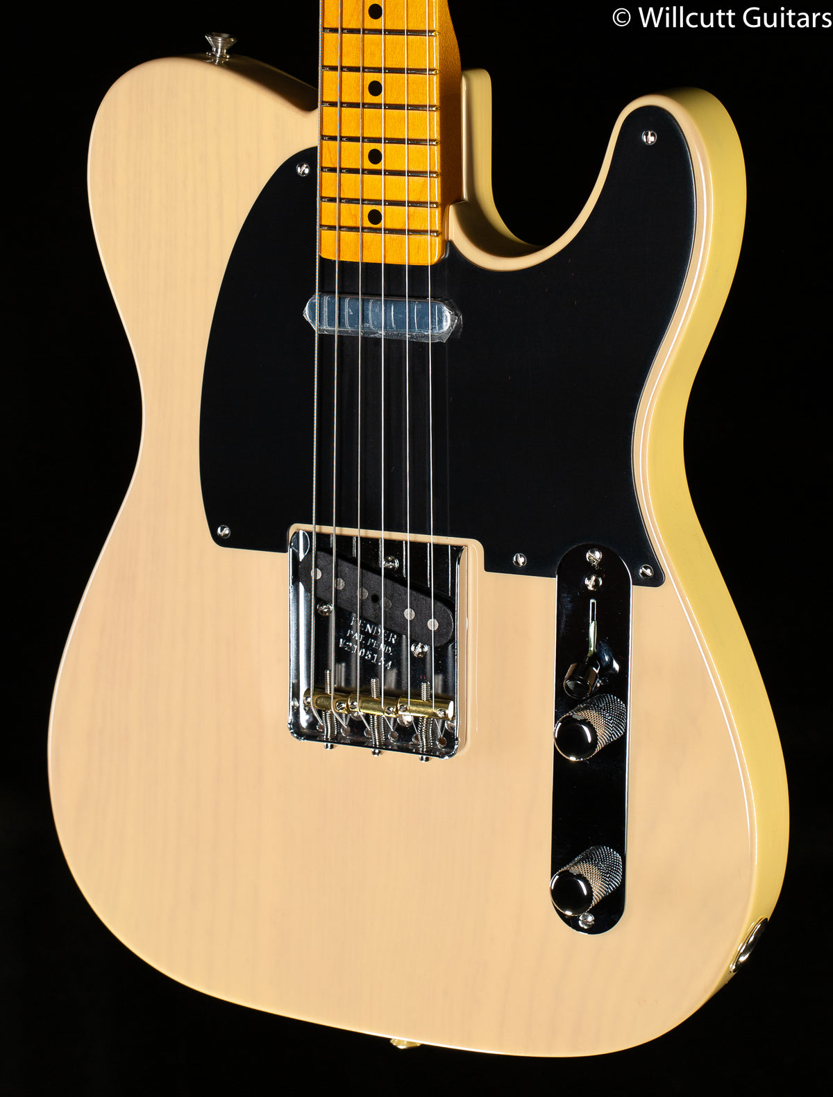 Fender 70th Anniversary Broadcaster Blackguard Blonde Maple Fingerboard