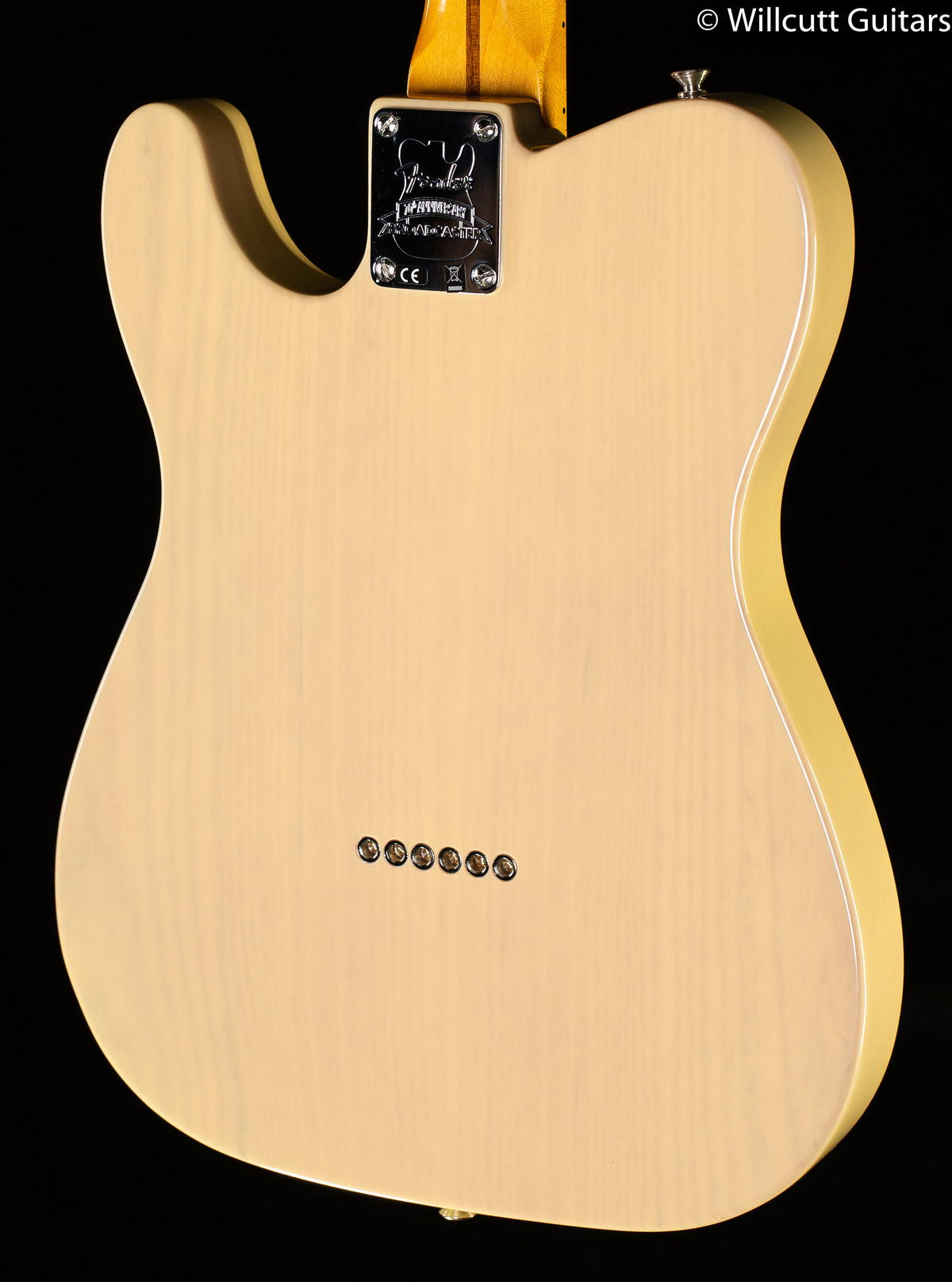 Fender 70th Anniversary Broadcaster Blackguard Blonde Maple Fingerboard