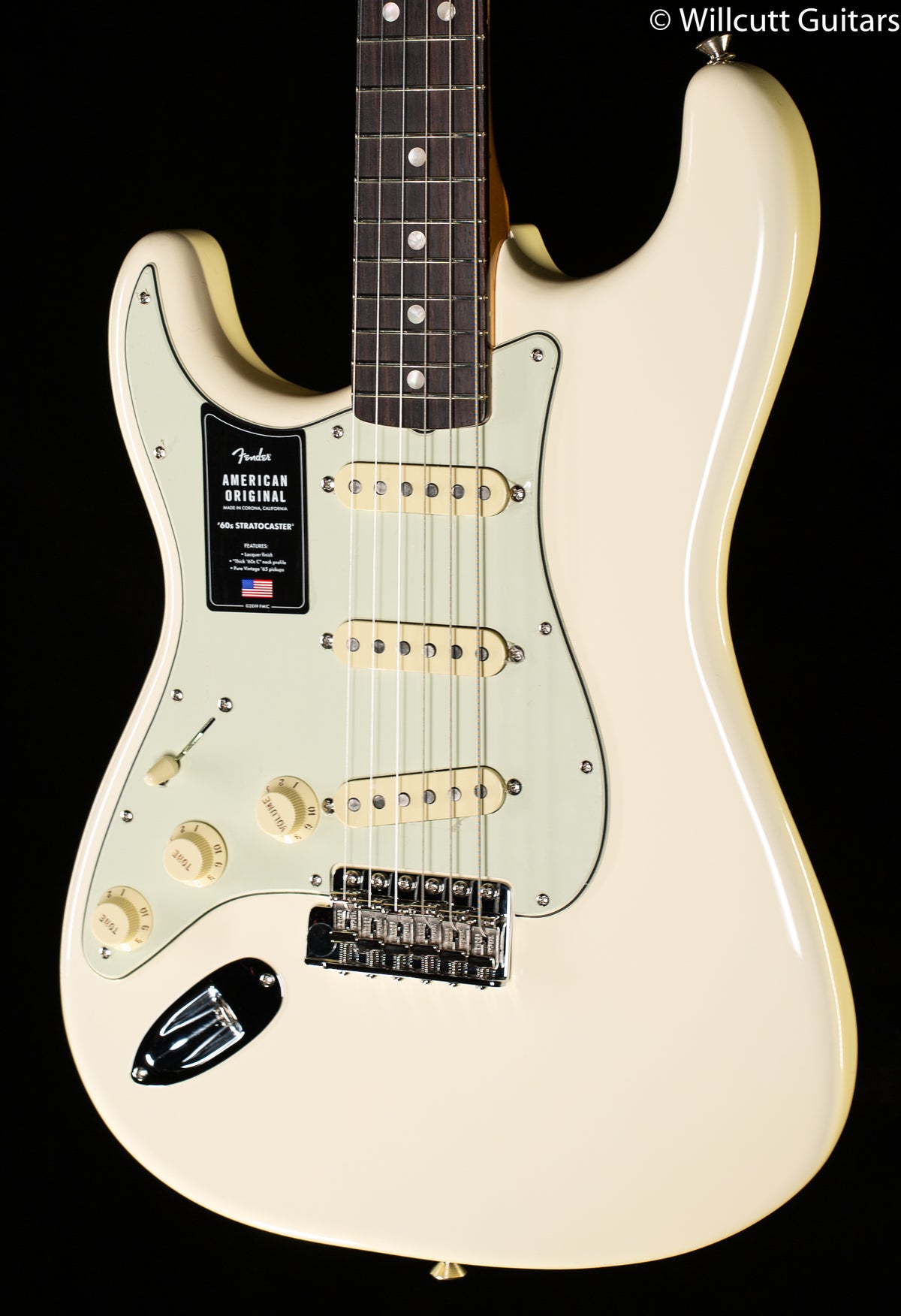 Fender American Original &#39;60s Stratocaster Olympic White Left Hand