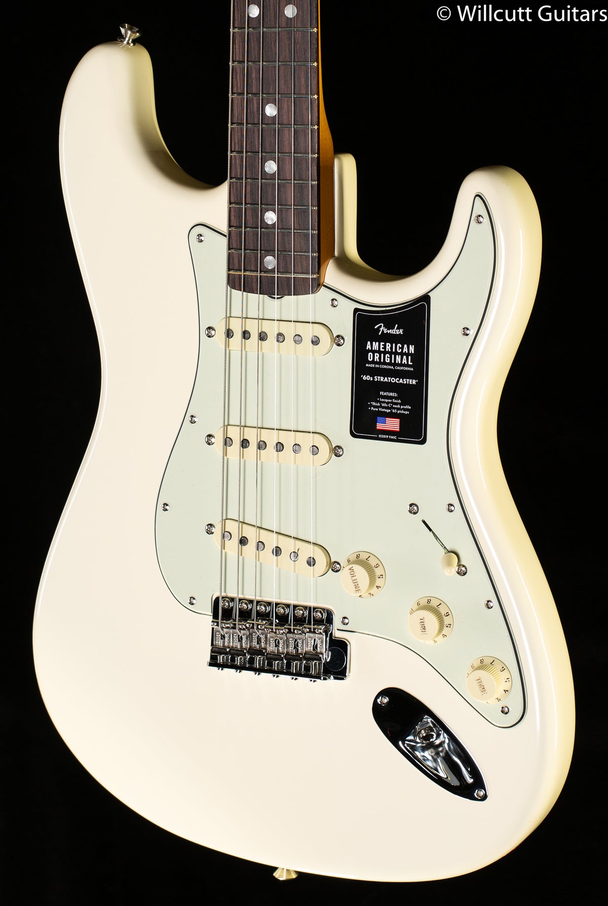 Fender American Original 60s Strat Olympic White Rosewood
