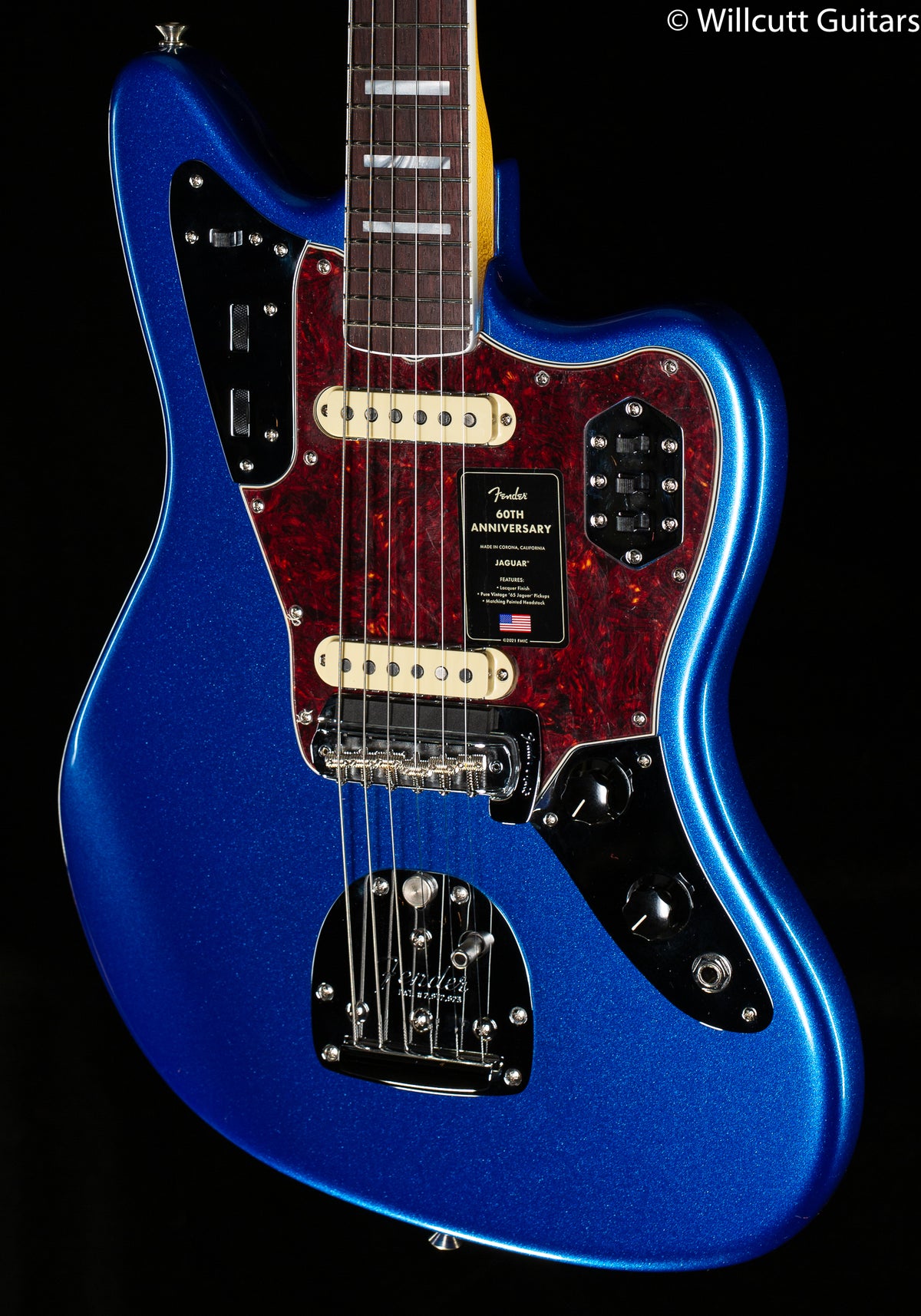 Fender 60th Anniversary Jaguar Mystic Lake Placid Blue