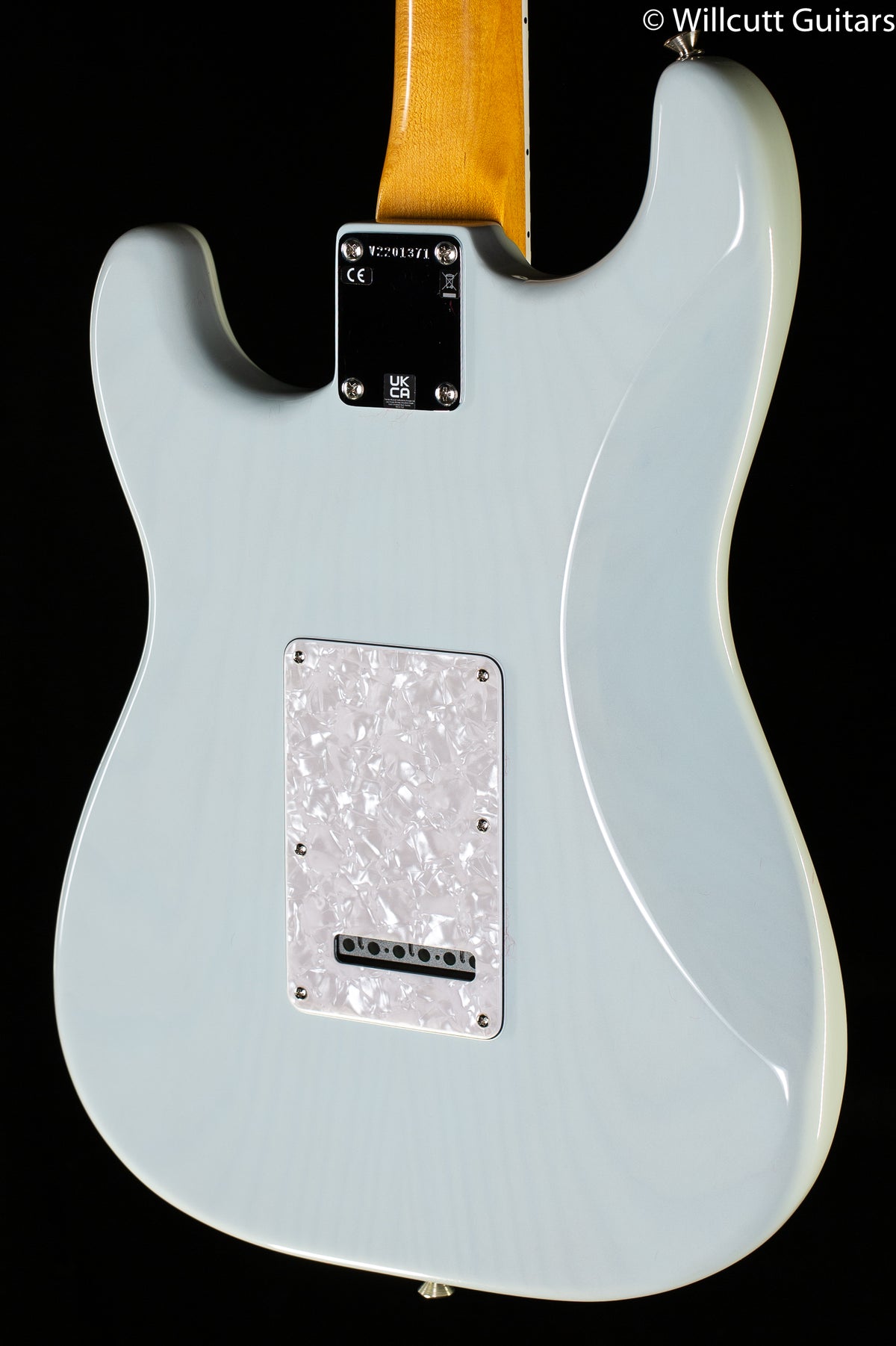 Fender Kenny Wayne Shepherd Stratocaster Transparent Faded Sonic Blue Rosewood Fingerboard (371)