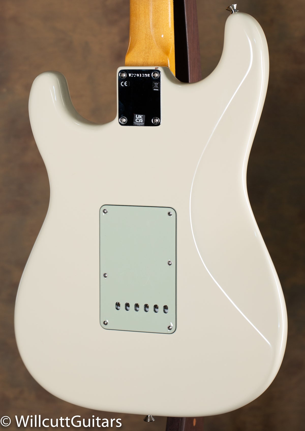 DEMO Fender American Original &#39;60s Stratocaster Rosewood Fingerboard Olympic White (398)