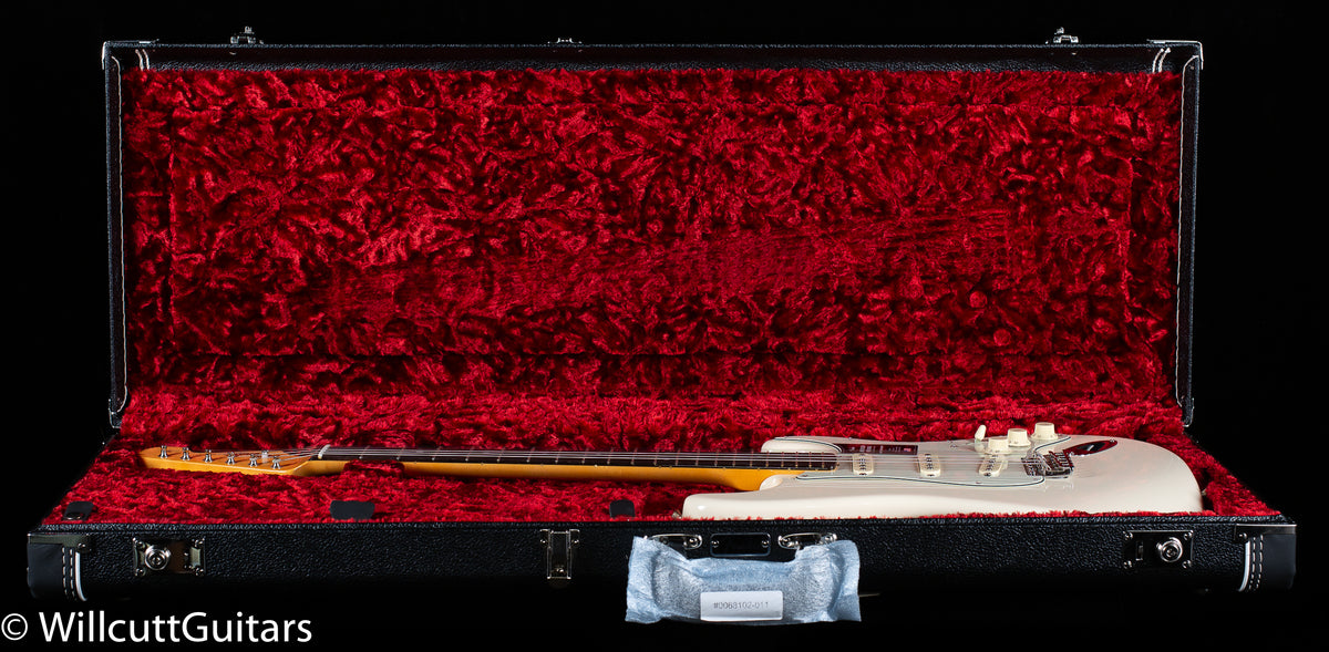 DEMO Fender American Original &#39;60s Stratocaster Rosewood Fingerboard Olympic White (398)