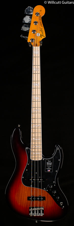 Fender  American Original '70s Jazz Bass Maple Fingerboard 3-Color Sunburst (828)