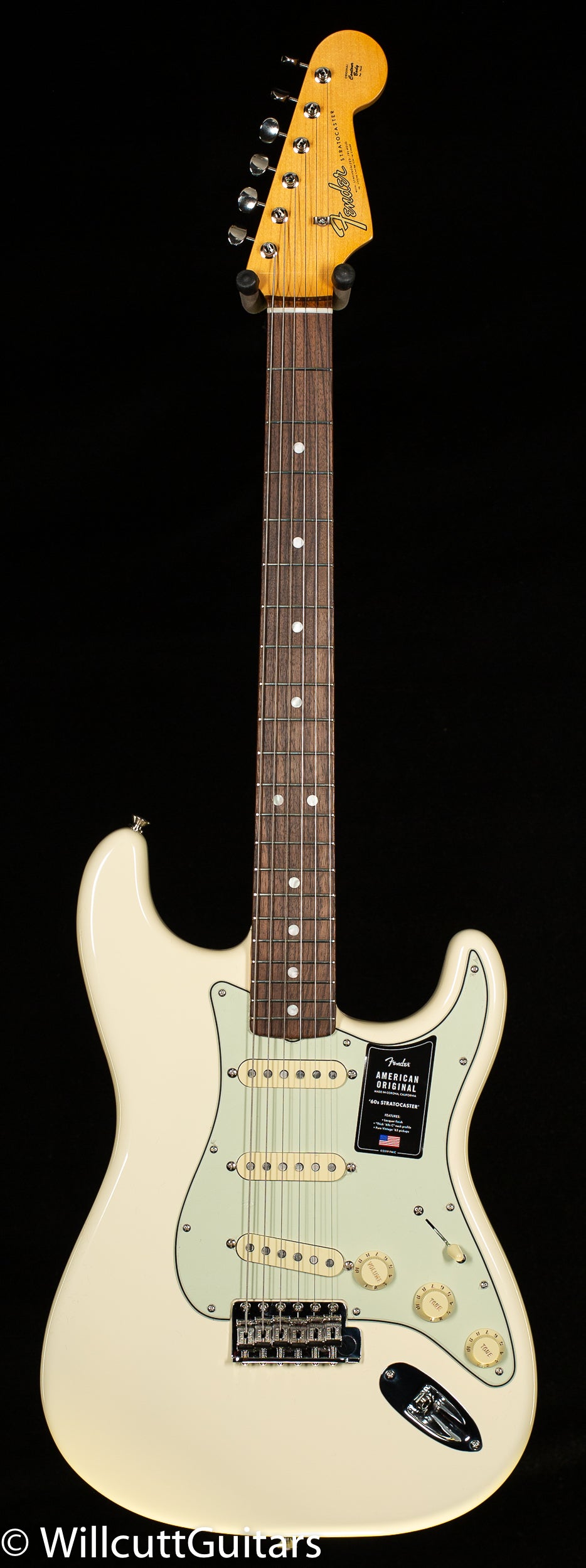 Fender american original 60s strat rosewood in olympic deals white