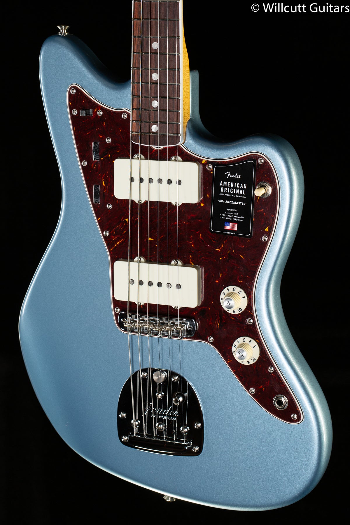Fender American Original '60s Jazzmaster, Rosewood Fingerboard, Blue Ice Metallic (360)