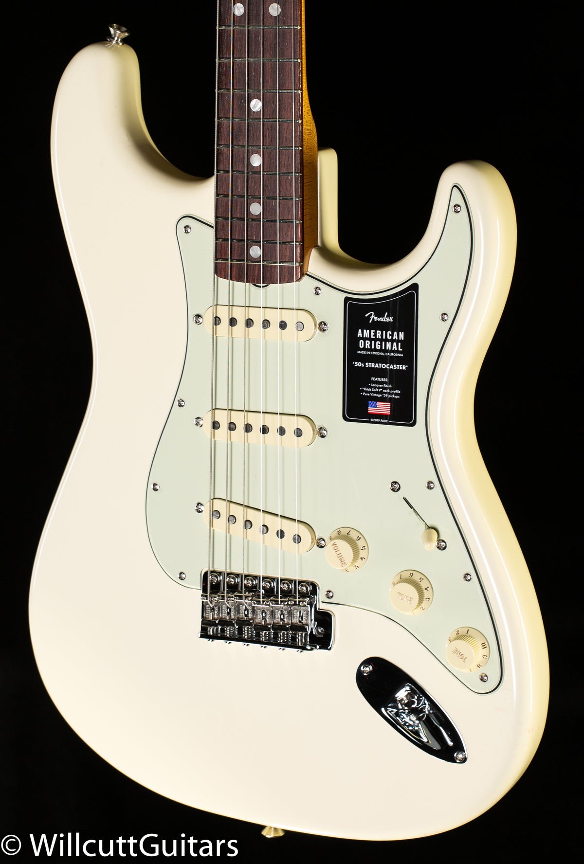 Fender American Original '60s Stratocaster Rosewood Fingerboard Olympic White (247)