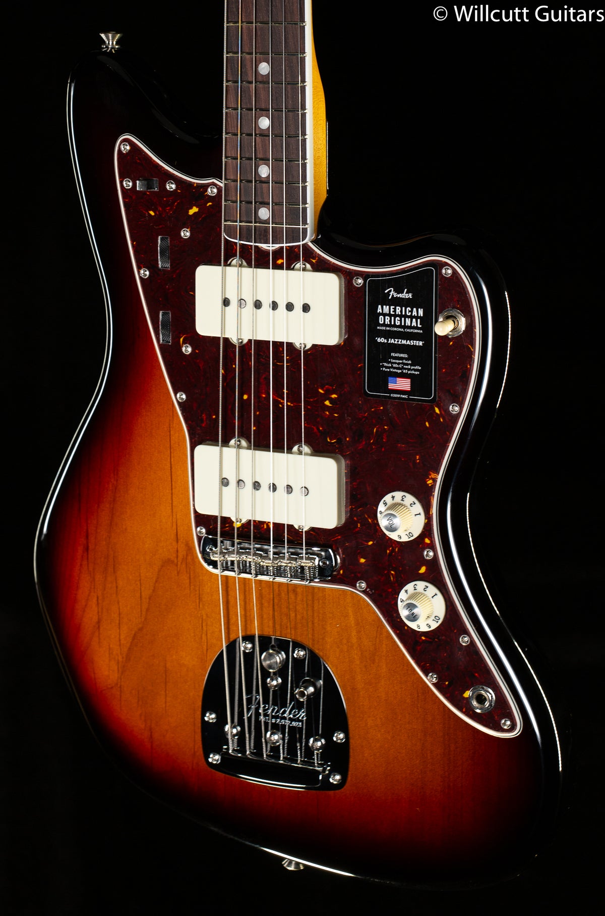 Fender American Original '60s Jazzmaster Rosewood Fingerboard 3-Color Sunburst (995)