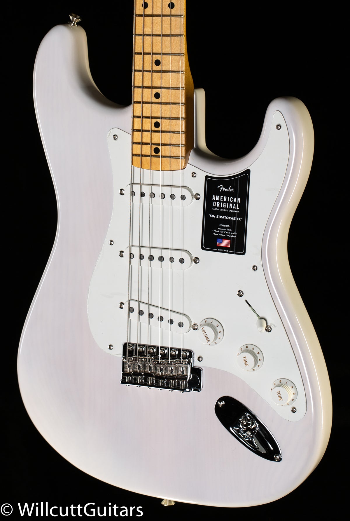 Fender American Original '50s Stratocaster Maple Fingerboard White Blonde (083)
