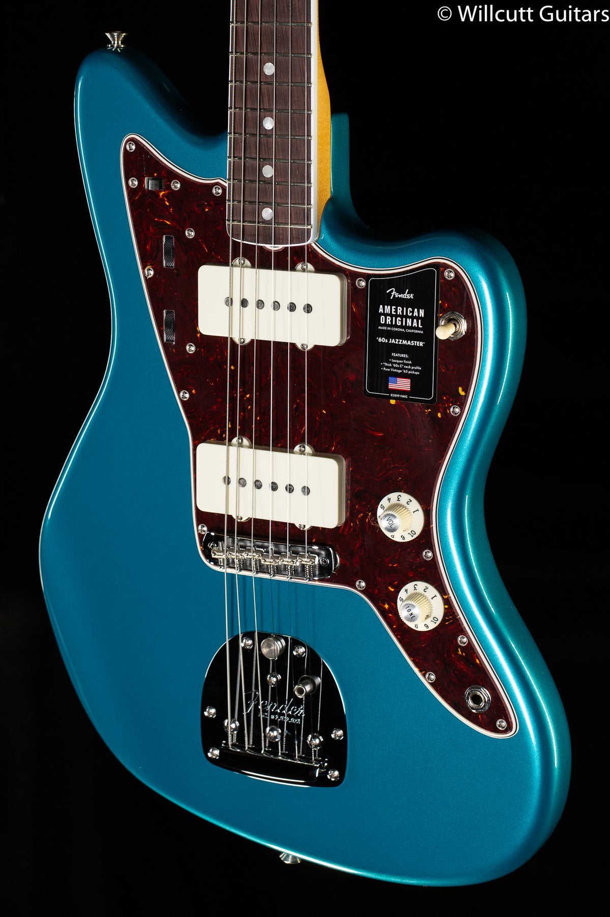 Fender American Original '60s Jazzmaster, Rosewood Fingerboard, Ocean Turquoise (182)
