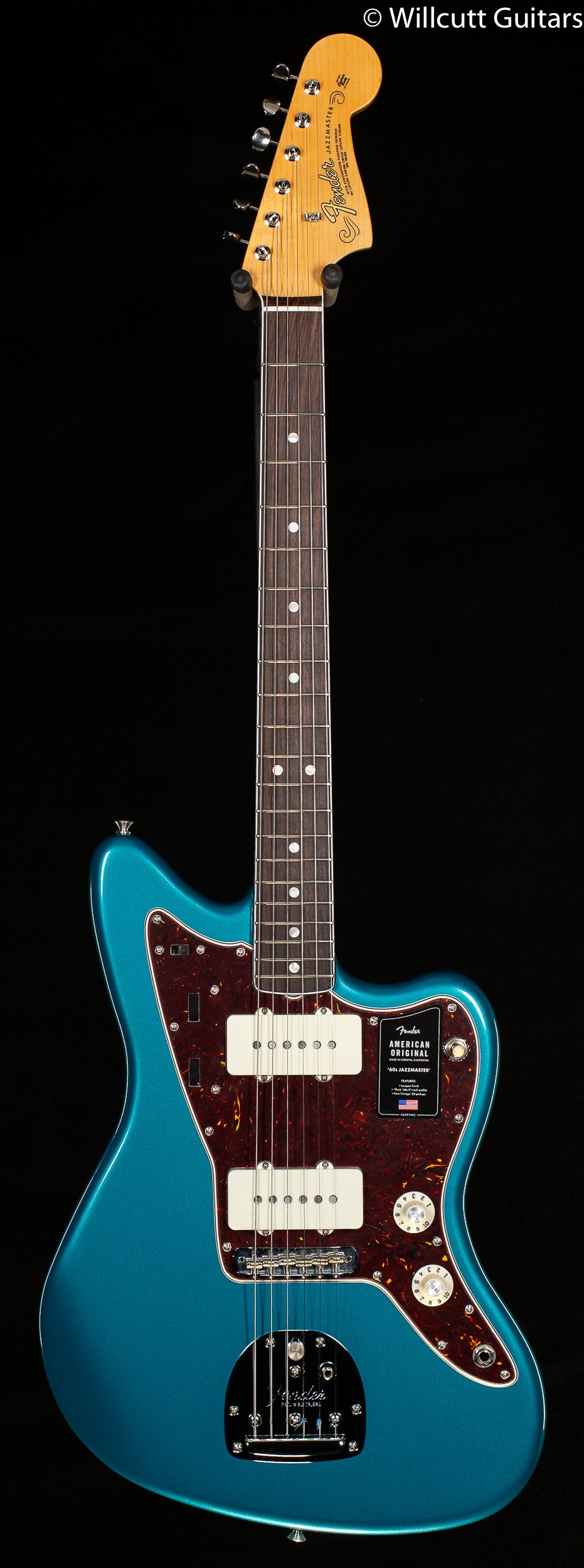 Fender American Original '60s Jazzmaster, Rosewood Fingerboard, Ocean Turquoise (296)
