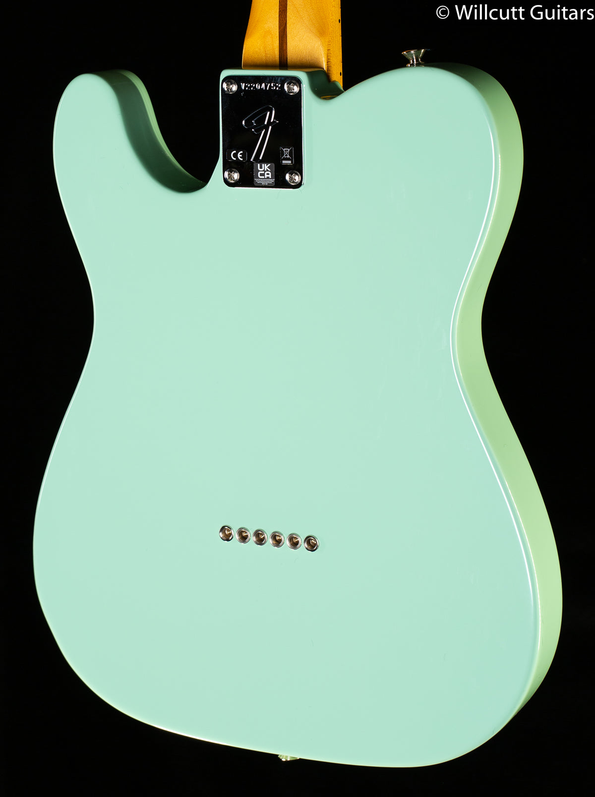 Fender American Original 60s Telecaster Thinline Maple Fingerboard Surf Green (752)