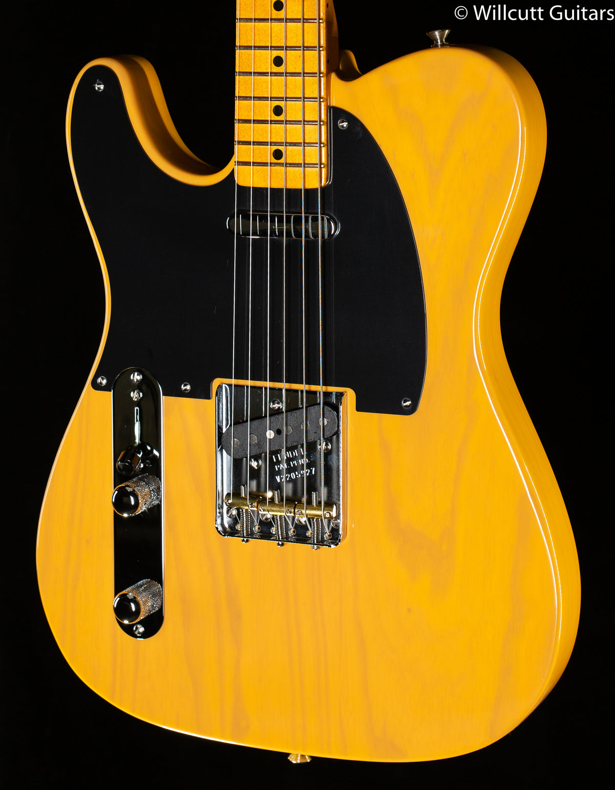Fender American Original &#39;50s Telecaster Maple Fingerboard Butterscotch Blonde Lefty (927)