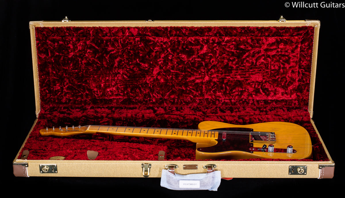 Fender American Original &#39;50s Telecaster Maple Fingerboard Butterscotch Blonde Lefty (927)