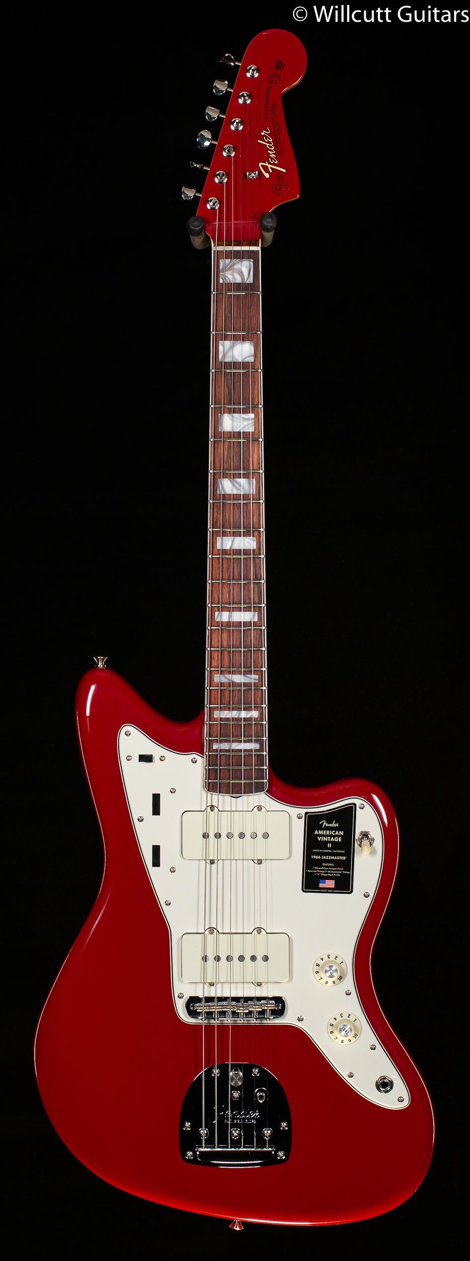 Fender American Vintage II 1966 Jazzmaster Rosewood Fingerboard Dakota Red (191)