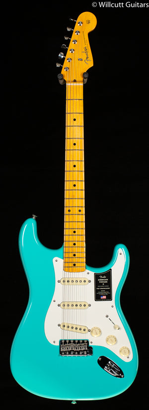 Fender American Vintage II 1957 Stratocaster Maple Fingerboard Sea Foam Green (651)