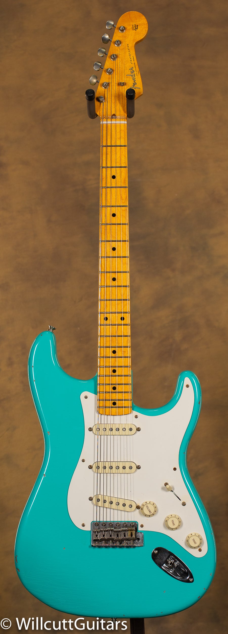 Fender American Vintage II 1957 Stratocaster Sea Foam Green Underwood Aged
