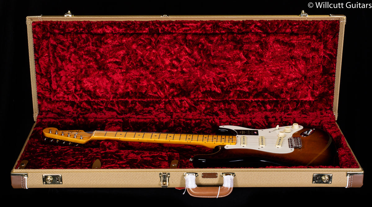 Fender American Vintage II 1957 Stratocaster Maple Fingerboard 2-Color Sunburst (556)