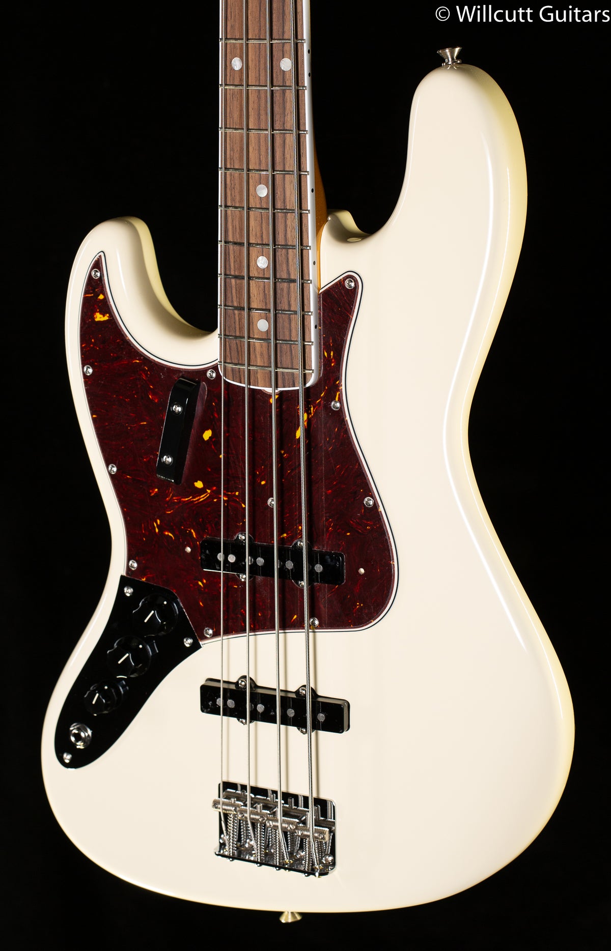 Fender American Vintage II 1966 Jazz Bass Rosewood Fingerboard Olympic White Left-Handed (451)