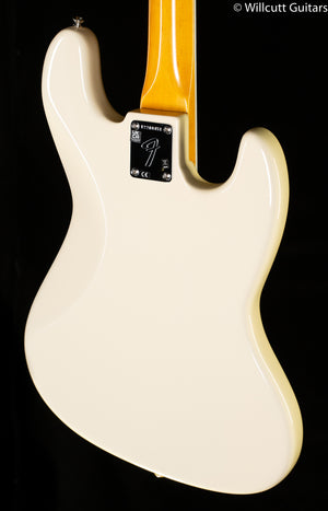 Fender American Vintage II 1966 Jazz Bass Rosewood Fingerboard Olympic White Left-Handed (451)