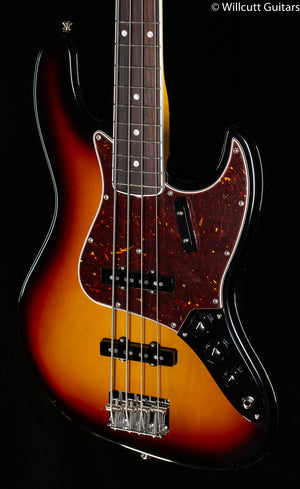 Fender American Vintage II 1966 Jazz Bass Rosewood Fingerboard 3-Color Sunburst (466)