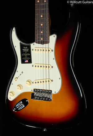 Fender American Vintage II 1961 Stratocaster Rosewood Fingerboard 3-Color Sunburst Left-Hand(475)