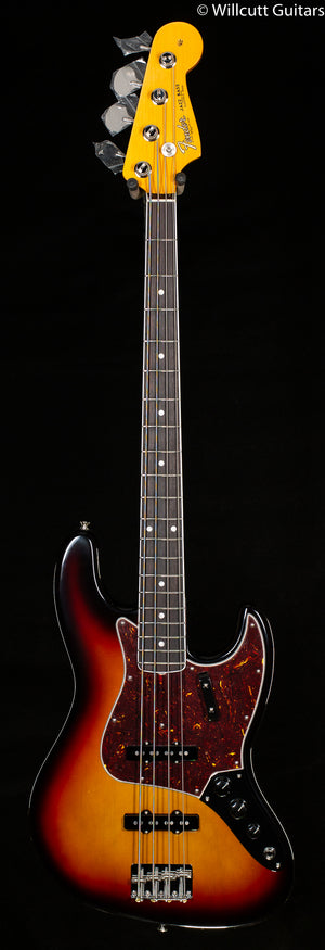 Fender American Vintage II 1966 Jazz Bass Rosewood Fingerboard 3-Color Sunburst (843)