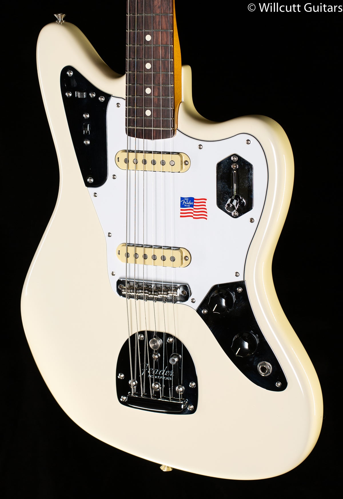 Fender Johnny Marr Jaguar Rosewood Fingerboard Olympic White (718)