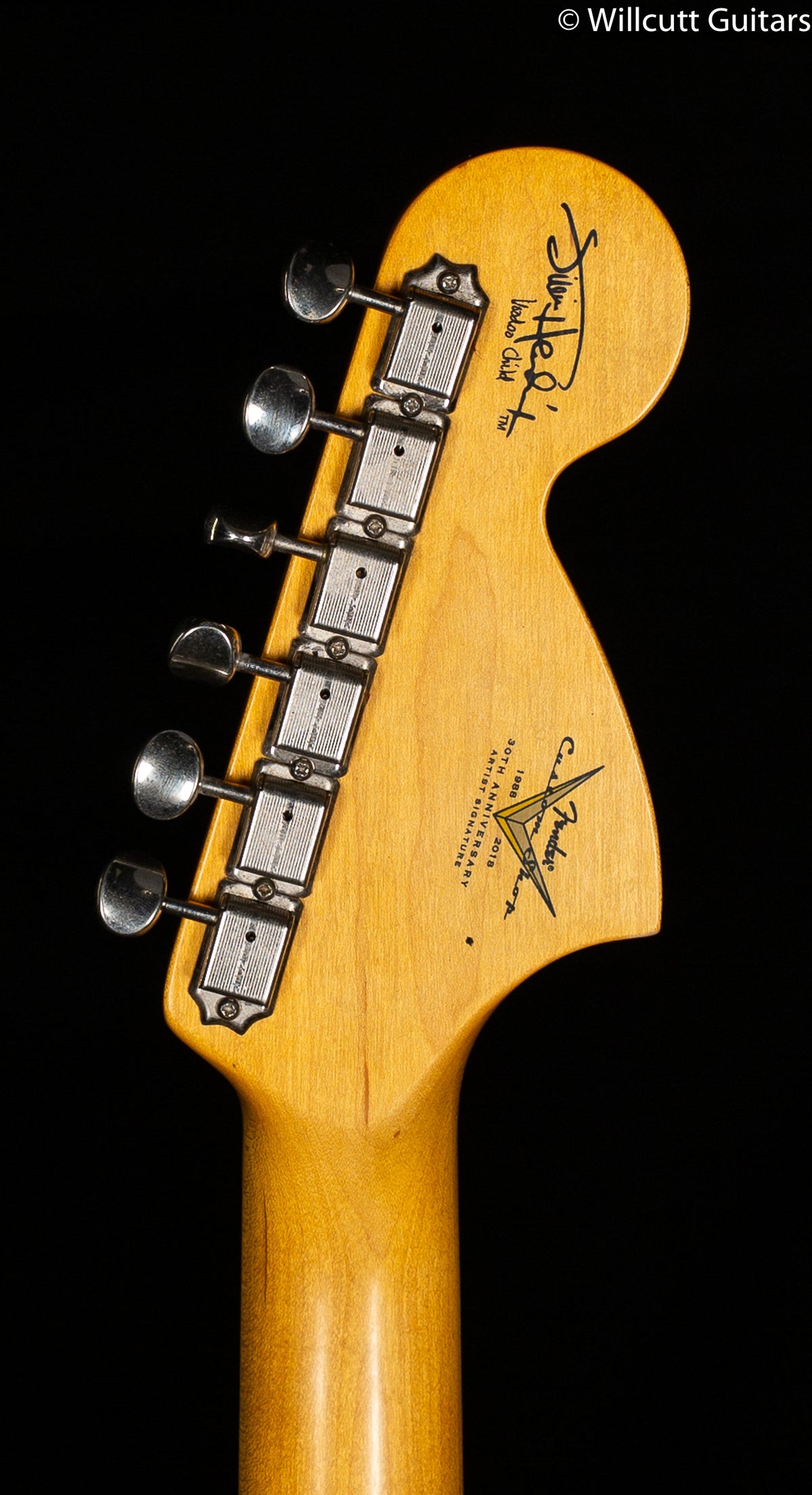 Fender Custom Shop Jimi Hendrix Voodoo Child Signature Stratocaster Journeyman Relic Olympic White