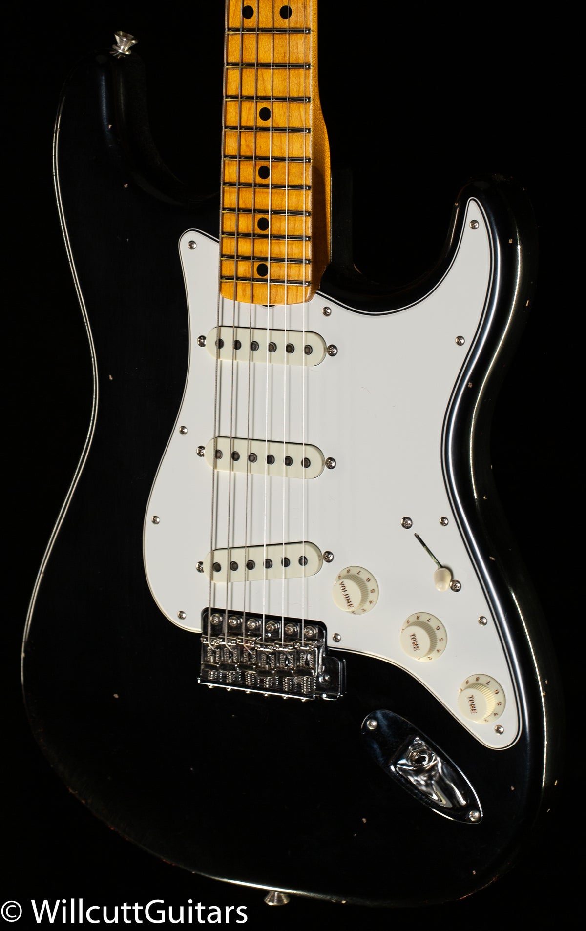Fender Custom Shop Jimi Hendrix Voodoo Child Signature Stratocaster® Journeyman Relic®, Maple Fingerboard, Black