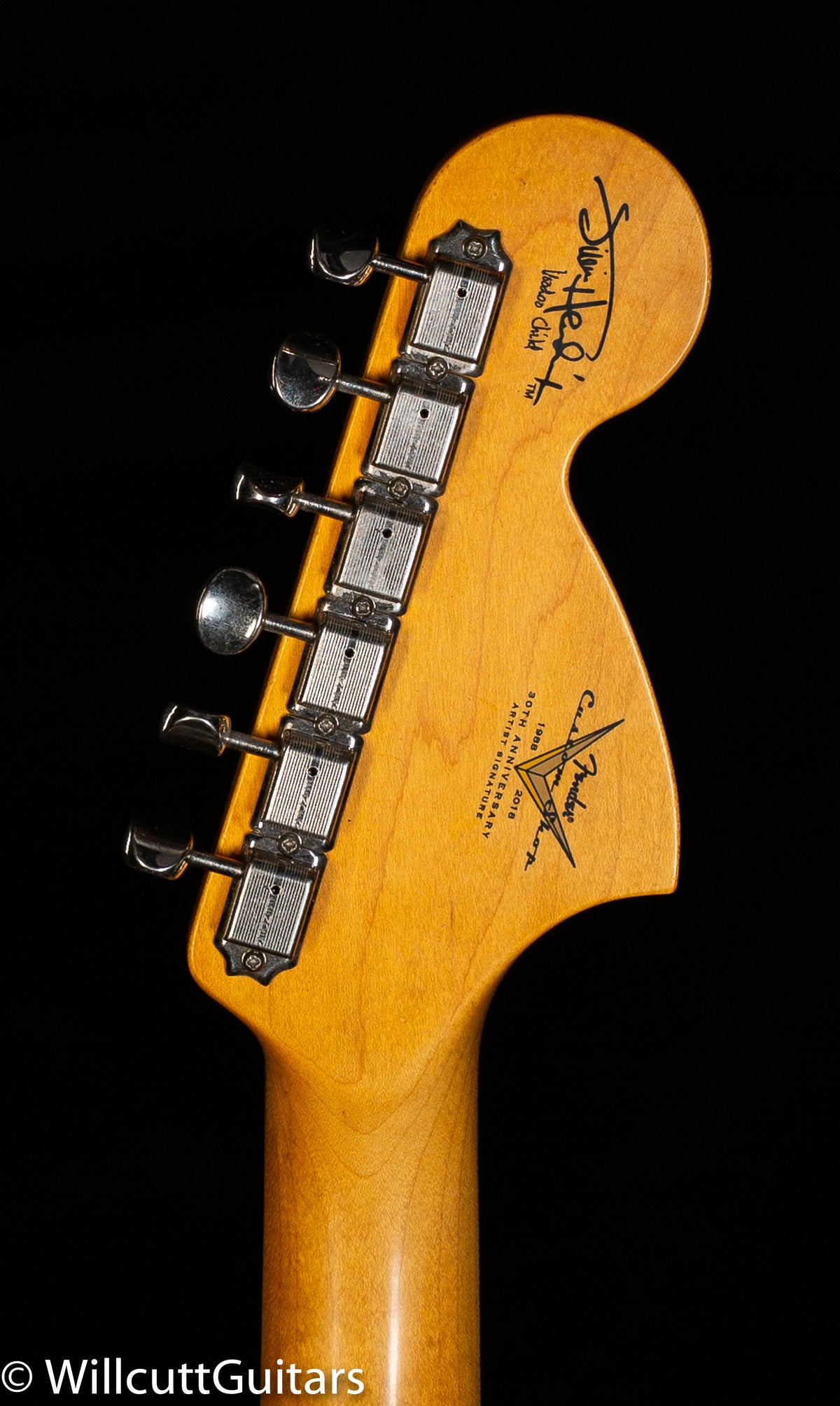 Fender Custom Shop Jimi Hendrix Voodoo Child Signature Stratocaster® Journeyman Relic®, Maple Fingerboard, Black