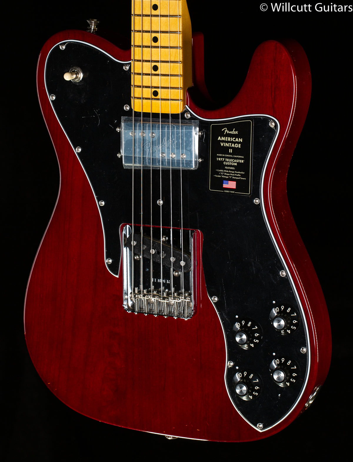 Fender American Vintage II 1977 Telecaster Custom Wine (165)