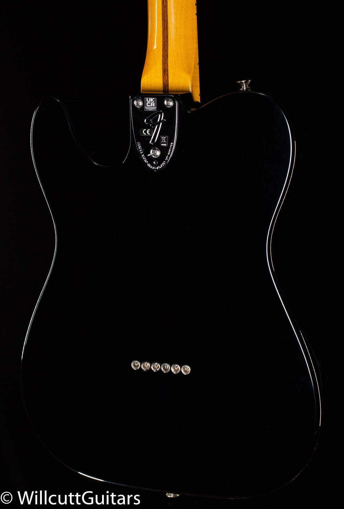 Fender American Vintage II 1977 Telecaster Custom Maple Fingerboard Black (404)