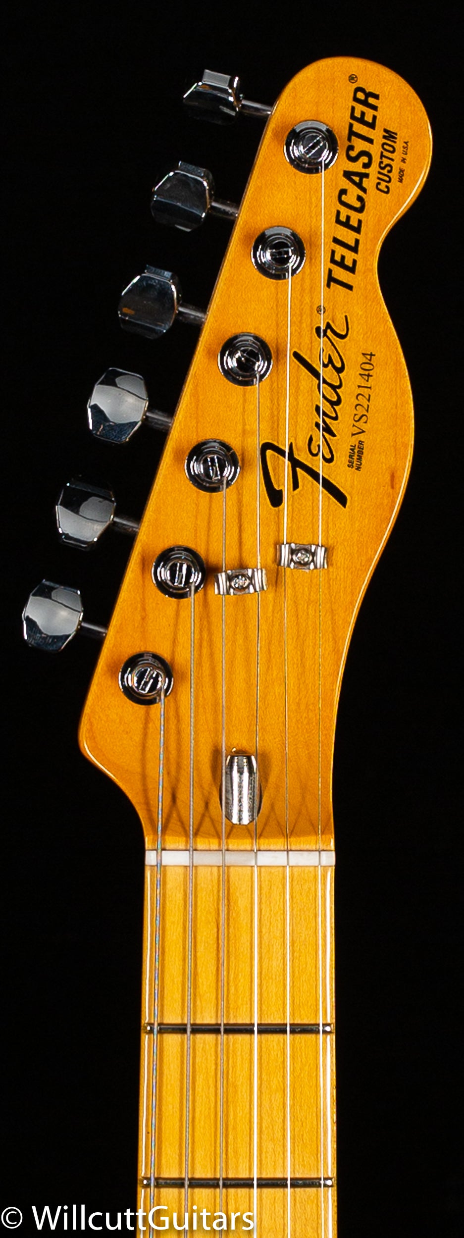 Fender American Vintage II 1977 Telecaster Custom Maple Fingerboard Black (404)