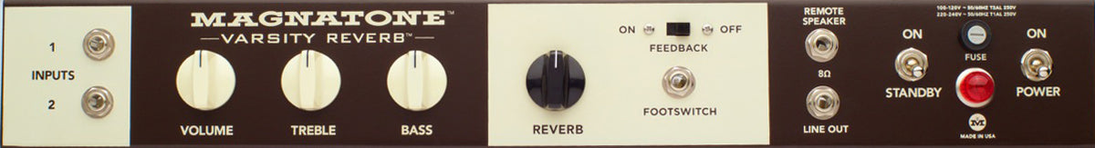 Magnatone Varsity Reverb Traditional, 1x12 Combo (047)