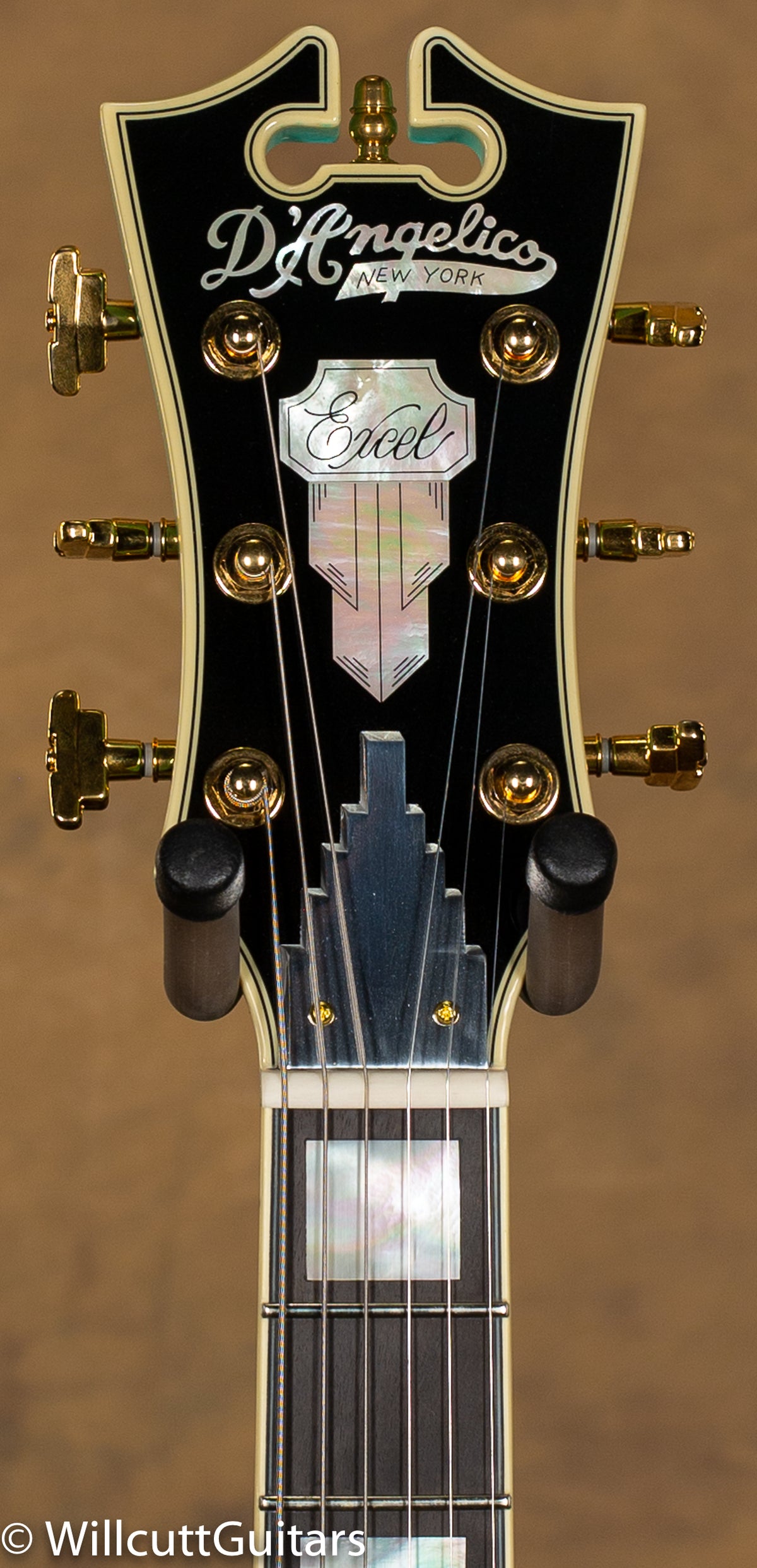 D&#39;Angelico Excel SS Semi-Hollow Stairstep Tailpiece Surf Green