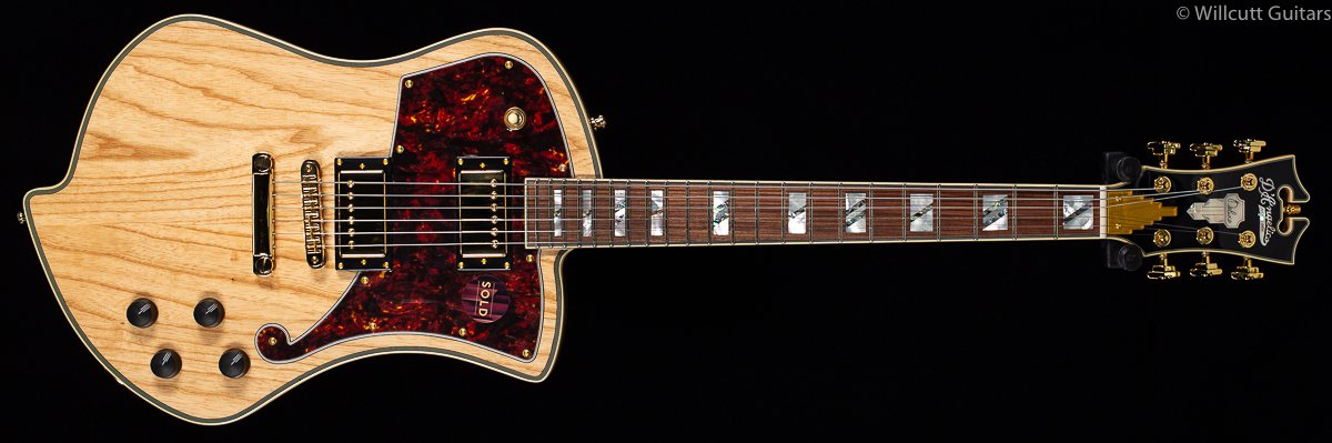 D&#39;Angelico Deluxe Ludlow Natural Swamp Ash