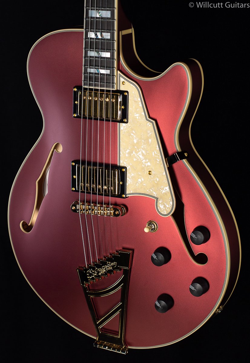 D&#39;Angelico Deluxe SS Limited Edition Matte Wine (667)