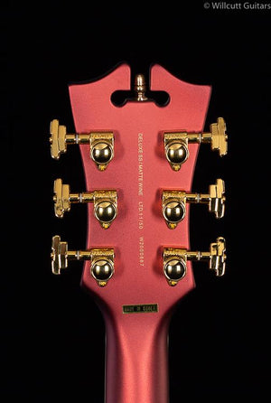 D'Angelico Deluxe SS Limited Edition Matte Wine (667)