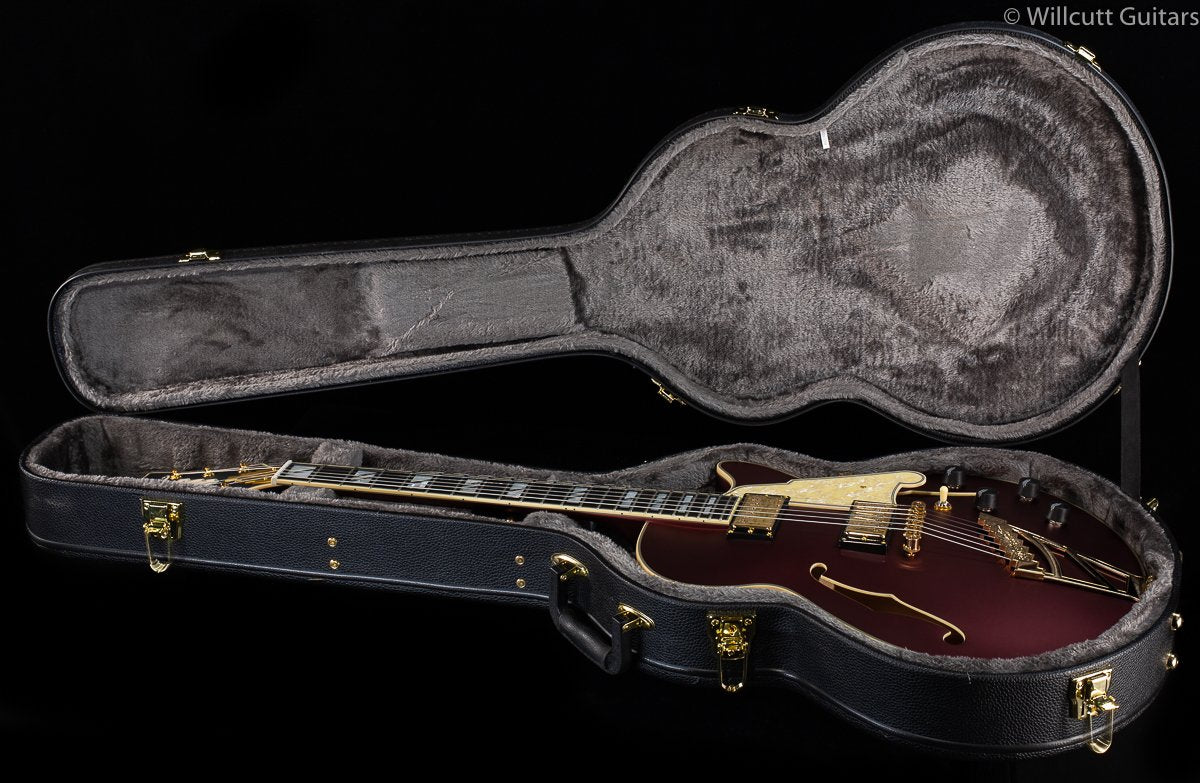 D&#39;Angelico Deluxe SS Limited Edition Matte Wine (667)