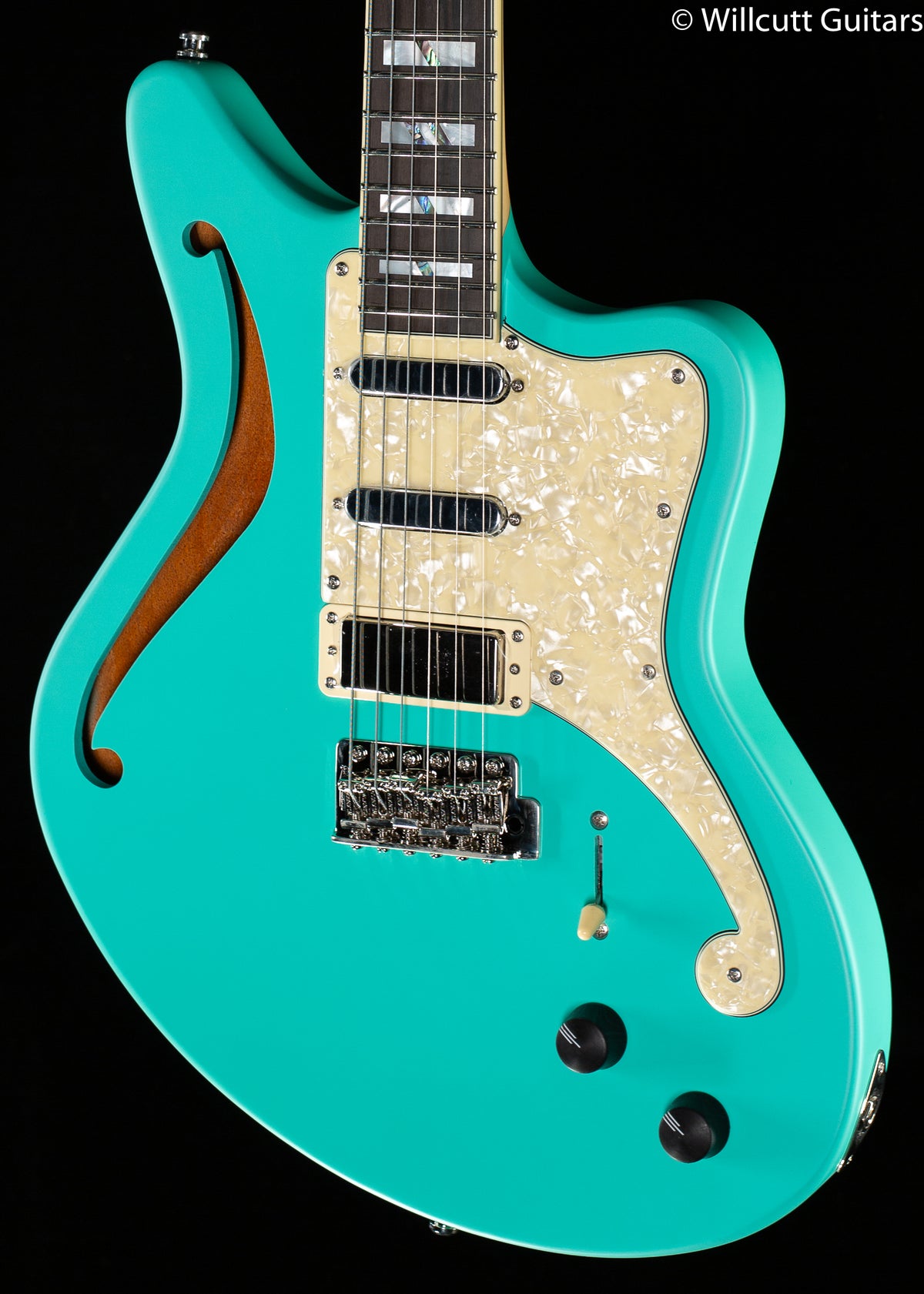 D&#39;Angelico DELUXE BEDFORD SH LE MATTE SURF GREEN