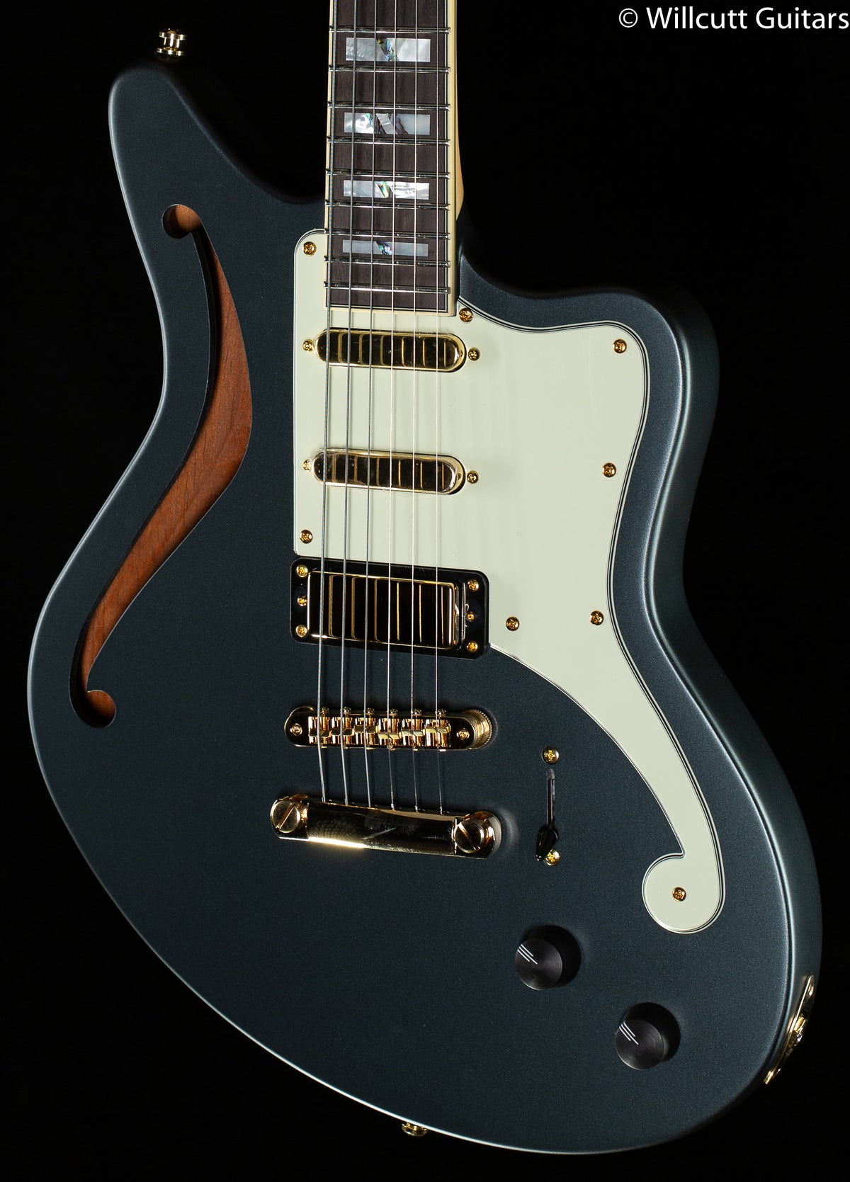 D&#39;Angelico DELUXE BEDFORD SH LE MATTE CHARCOAL