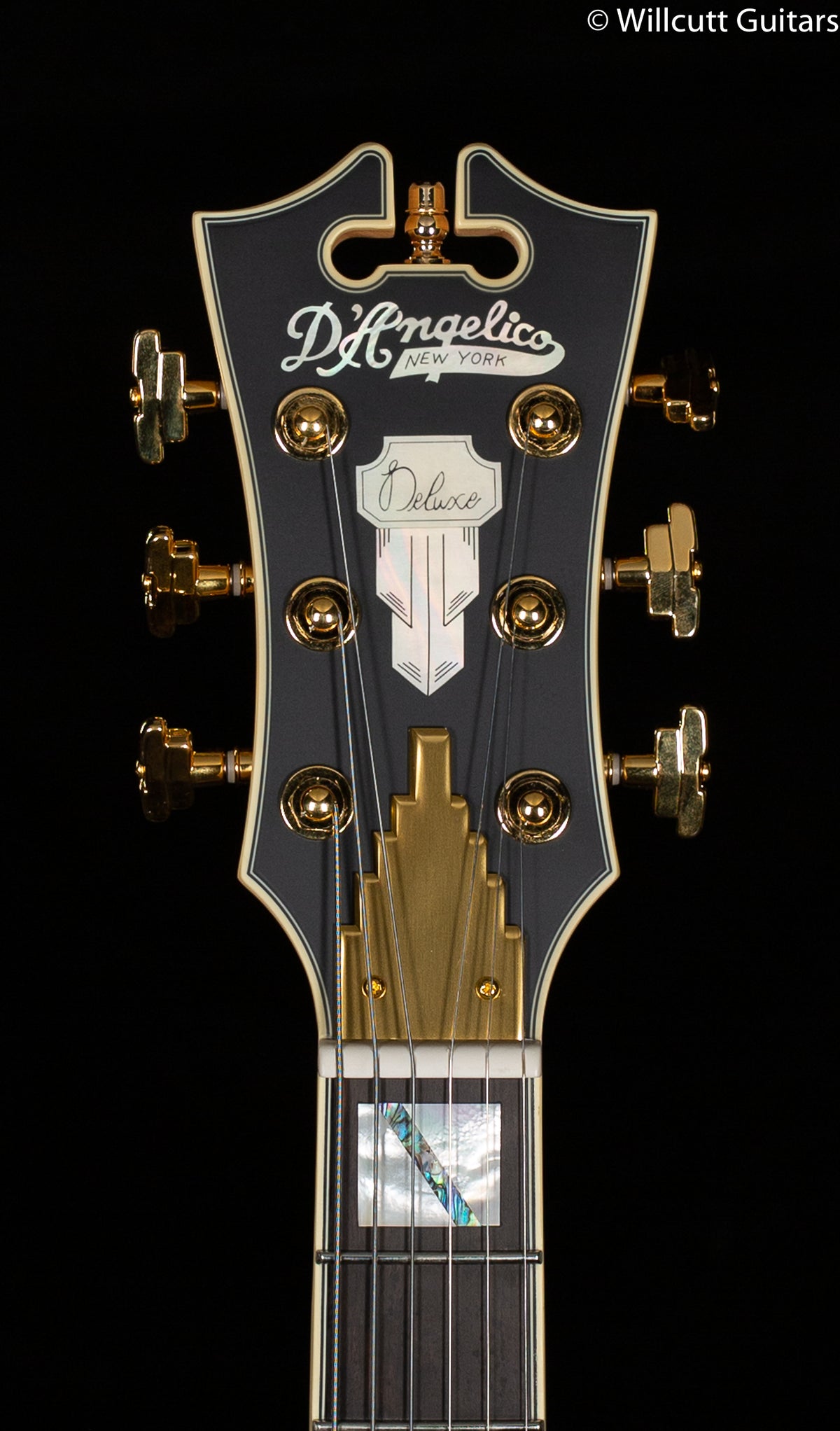 D&#39;Angelico DELUXE BEDFORD SH LE MATTE WALNUT