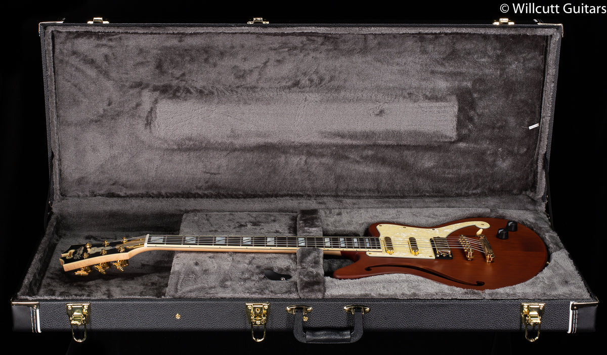 D&#39;Angelico DELUXE BEDFORD SH LE MATTE WALNUT