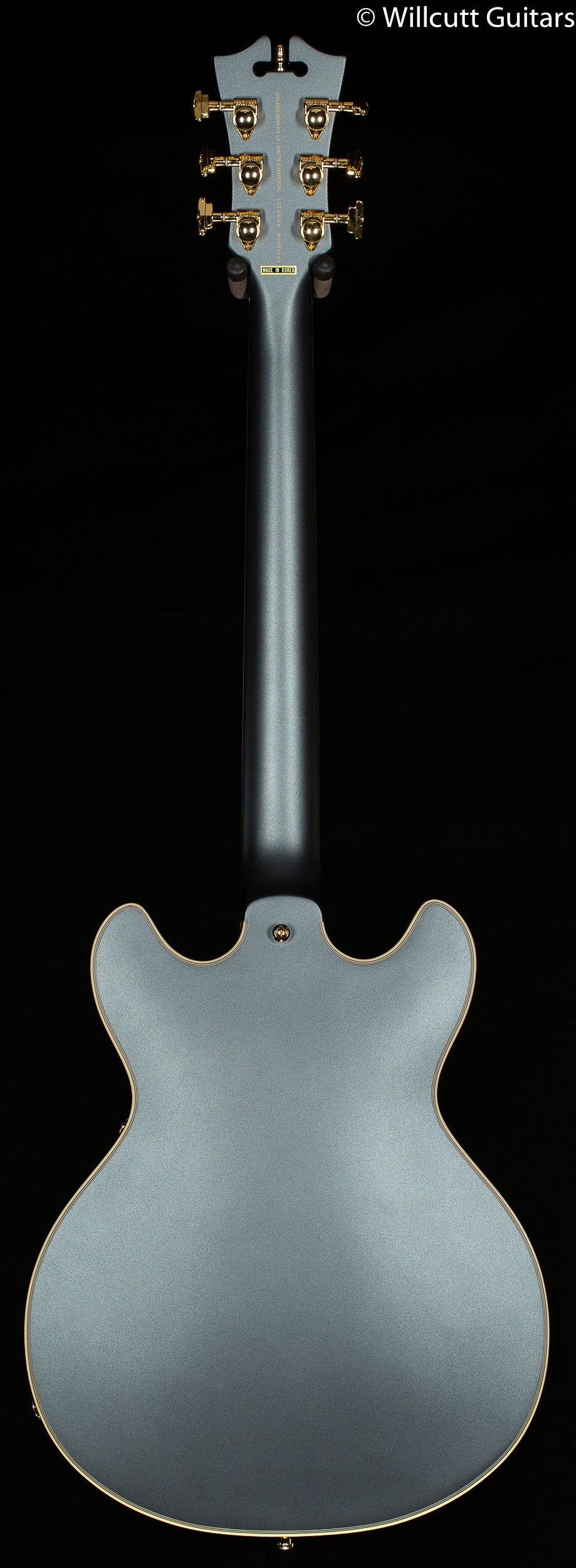 D&#39;Angelico DELUXE MINI DC LE MATTE CHARCOAL